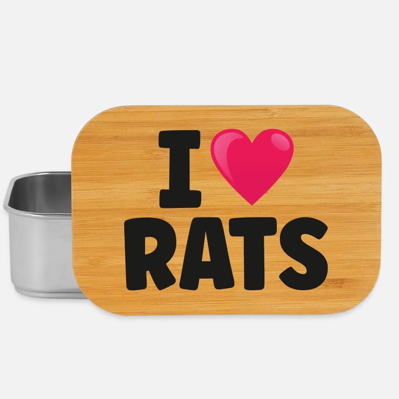 Ratte Ratten - Lunch Box - Silber
