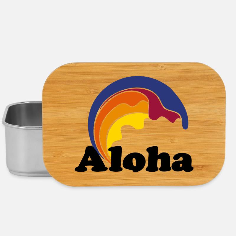 Aloha - Lunch Box - silver