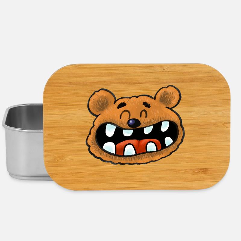 Bär - Lunch Box - Silber