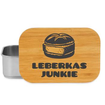 Leberkäs Junkie - Un scheim de est Pflicht ! - Boîte à goûter - argent - Devant