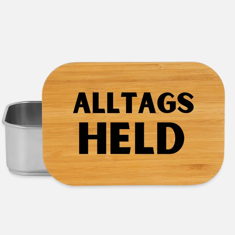 Alltags Held - Lunch Box - Silber