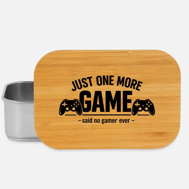 Just One More Game - Lunch Box - silver