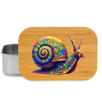 Snail - Lunch Box - silver - Front