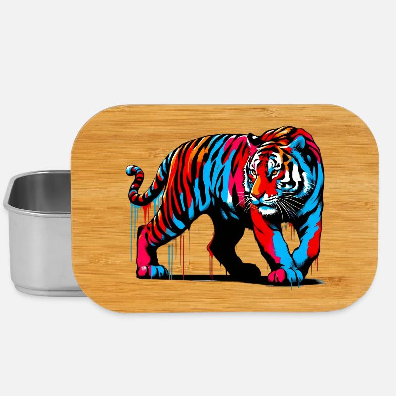 Tiger - Lunch Box - Silber