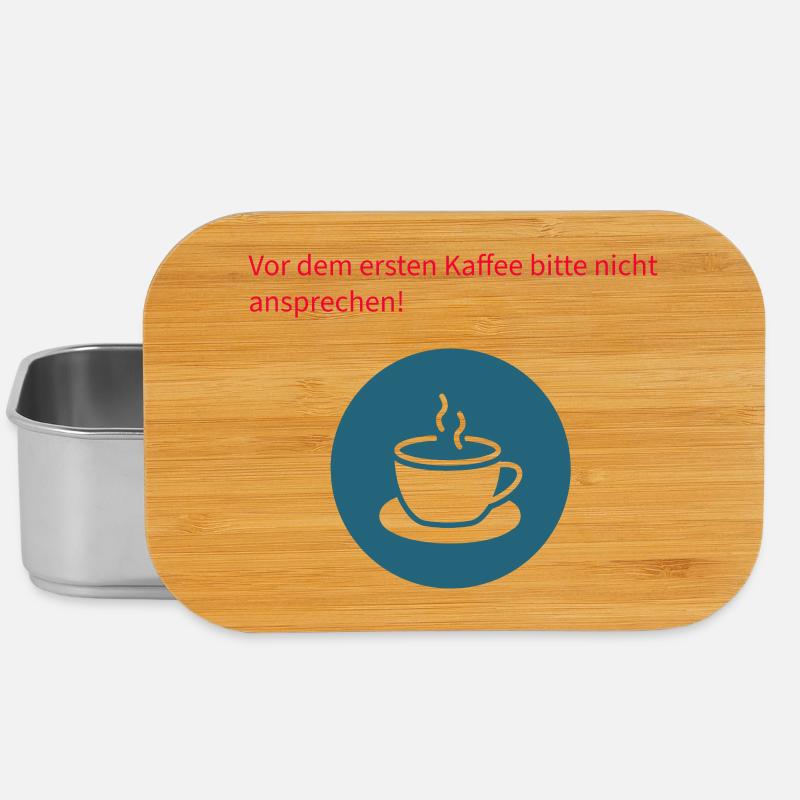 Vor dem Kaffee Bitte Nicht Ansprechen - Lunch Box - Silber