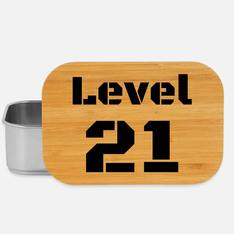 Level 21 - Lunch Box - silver