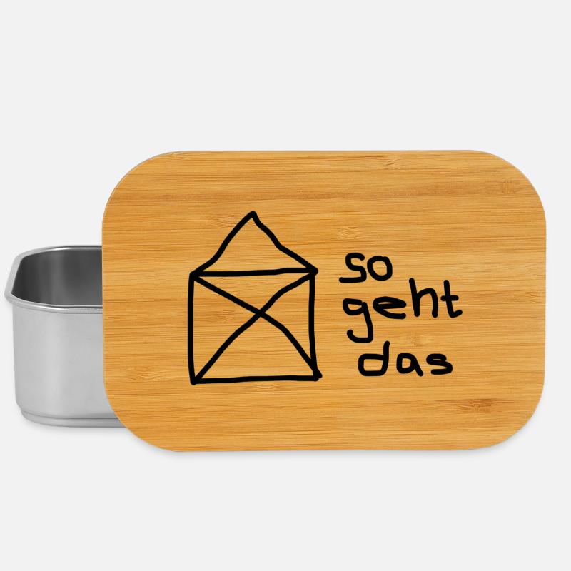 So geht das: Envelope Handlettering - Lunch Box - Silber
