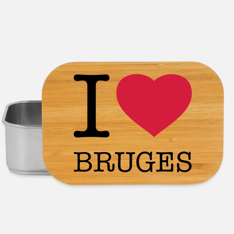 J’AIME BRUGES Brügge - Boîte à goûter - argent