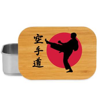 Karate - Lunch Box - Silber - Vorne
