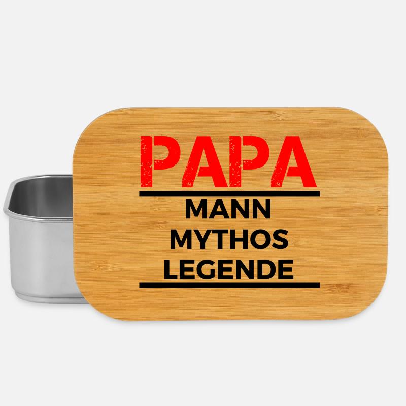 Dad, man, myth, legend - Lunch Box - silver