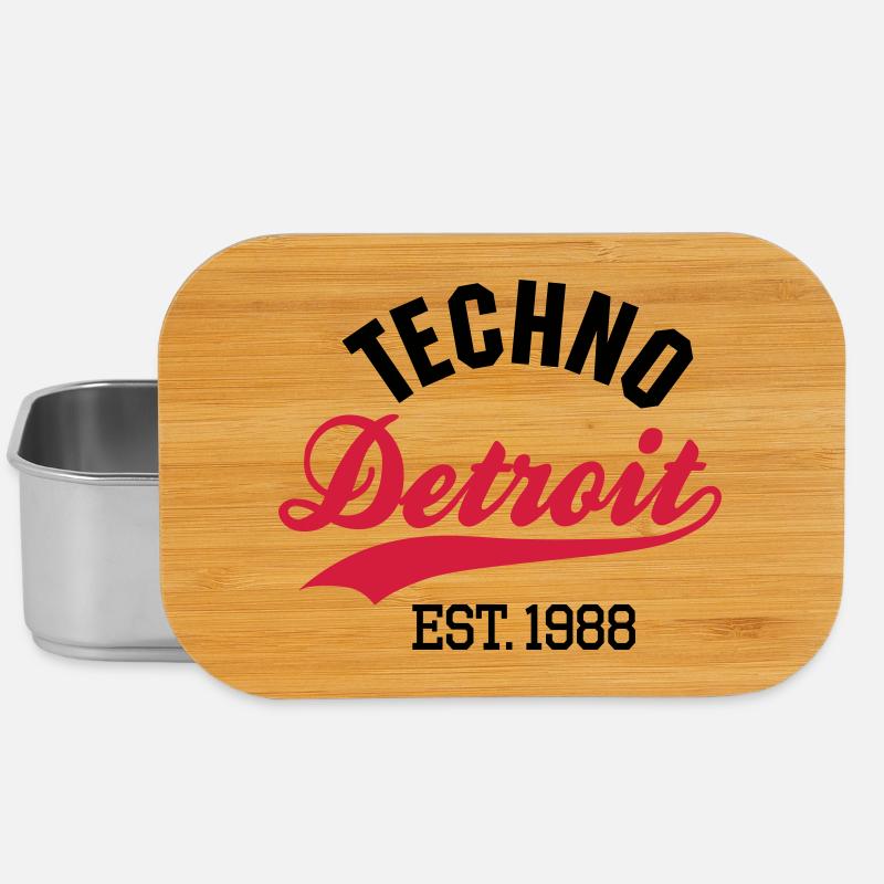 Techno Detroit est.1988 - Boîte à goûter - argent