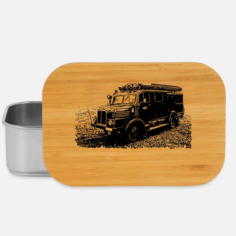 IFA H3A Feuerwehr - Lunch Box - Silber