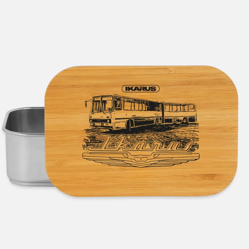 Ikarus - Gelenkbus - Lunch Box - Silber