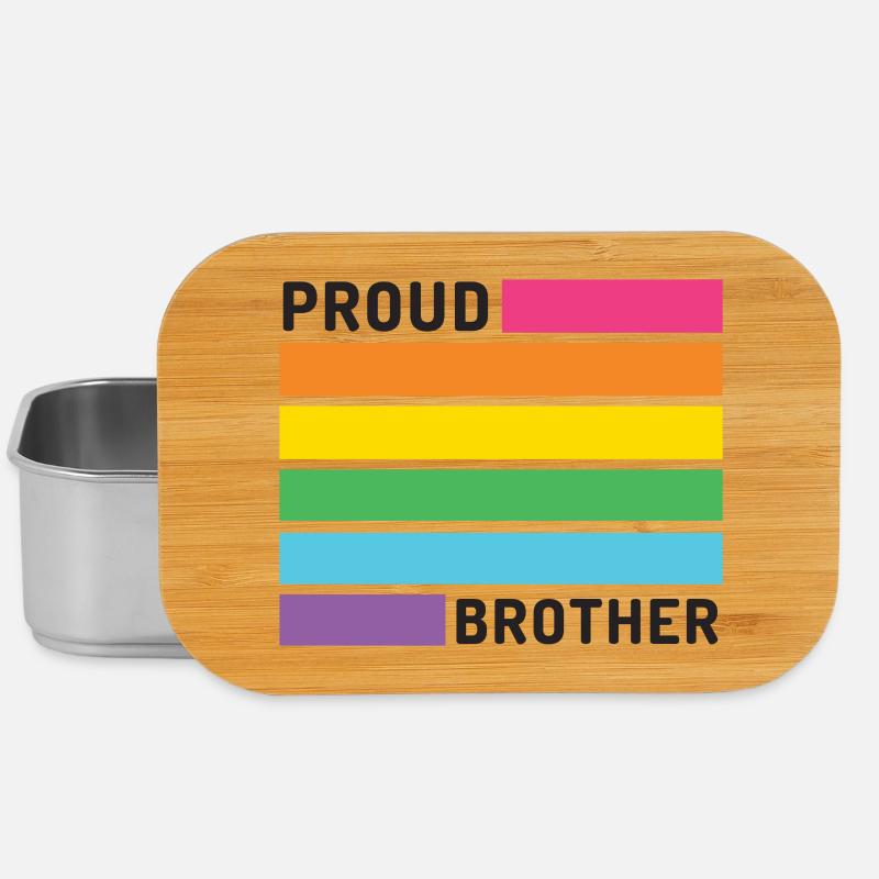 Pride Month LGBT - Stolzer Bruder - Lunch Box - Silber
