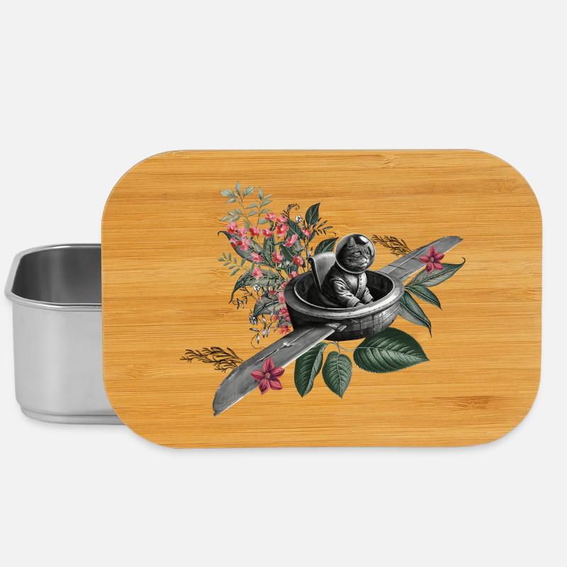 The Flying Cat - Lunch Box - silver
