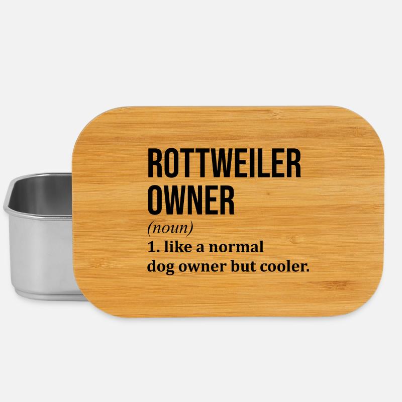 Rottweiler - Lunch Box - Silber