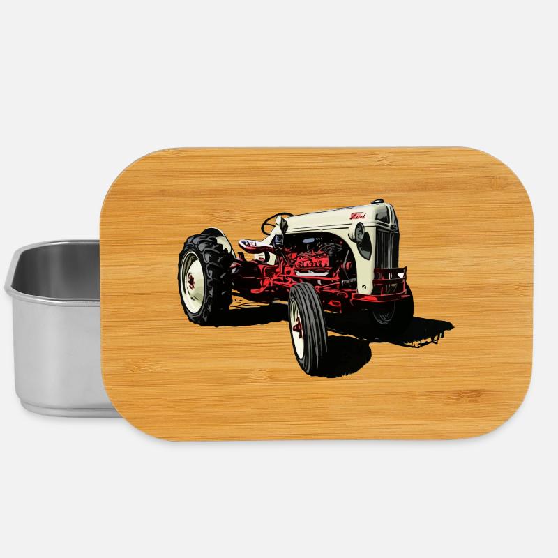 Oldtimer Traktor 8N - Lunch Box - Silber