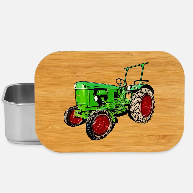 Alter Traktor Deutz D25 - Lunch Box - Silber