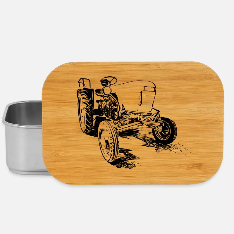 Dieselross F12 | Oldtimer-Traktor | Schwarz - Lunch Box - Silber