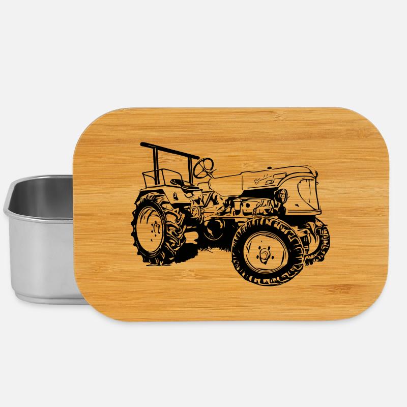 Traktor Güldner ADN-8 Haifischmaul - Lunch Box - Silber