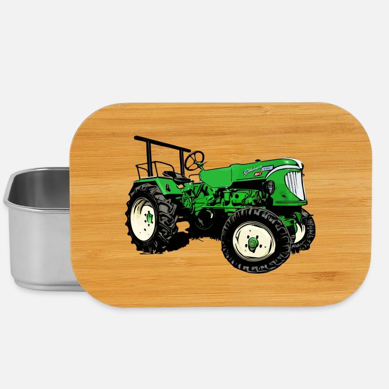 Güldner ADN-8 Haifischmaul Traktor - Lunch Box - Silber