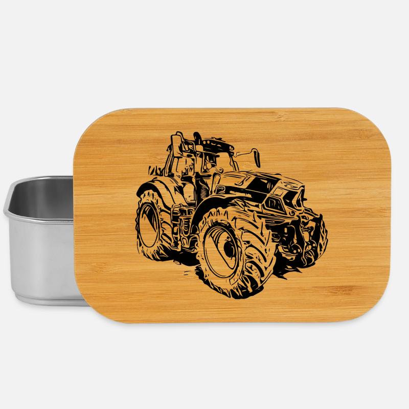Traktor - Lunch Box - Silber