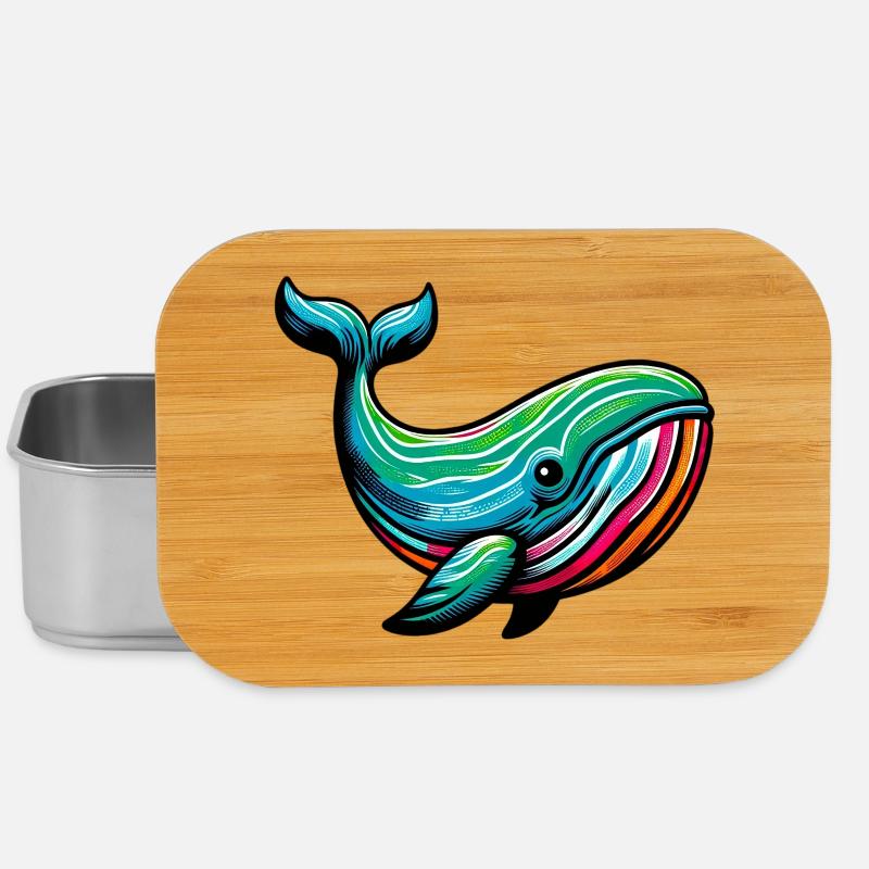 Wal - Lunch Box - Silber