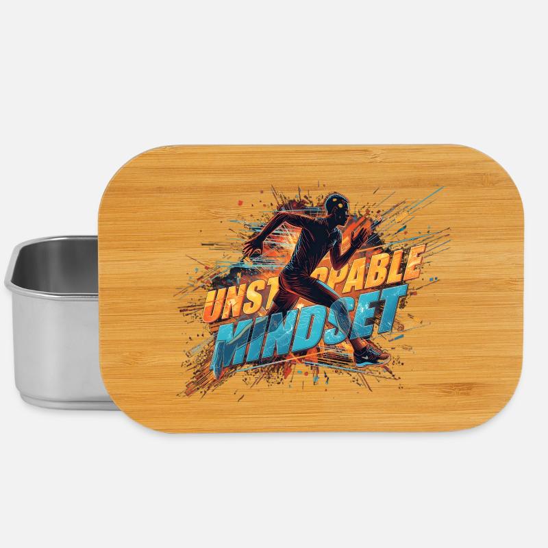 Unstoppable Mindset Runner - Boîte à goûter - argent