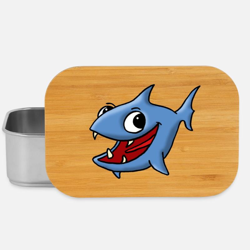 Blue Fish - Boîte à goûter - argent