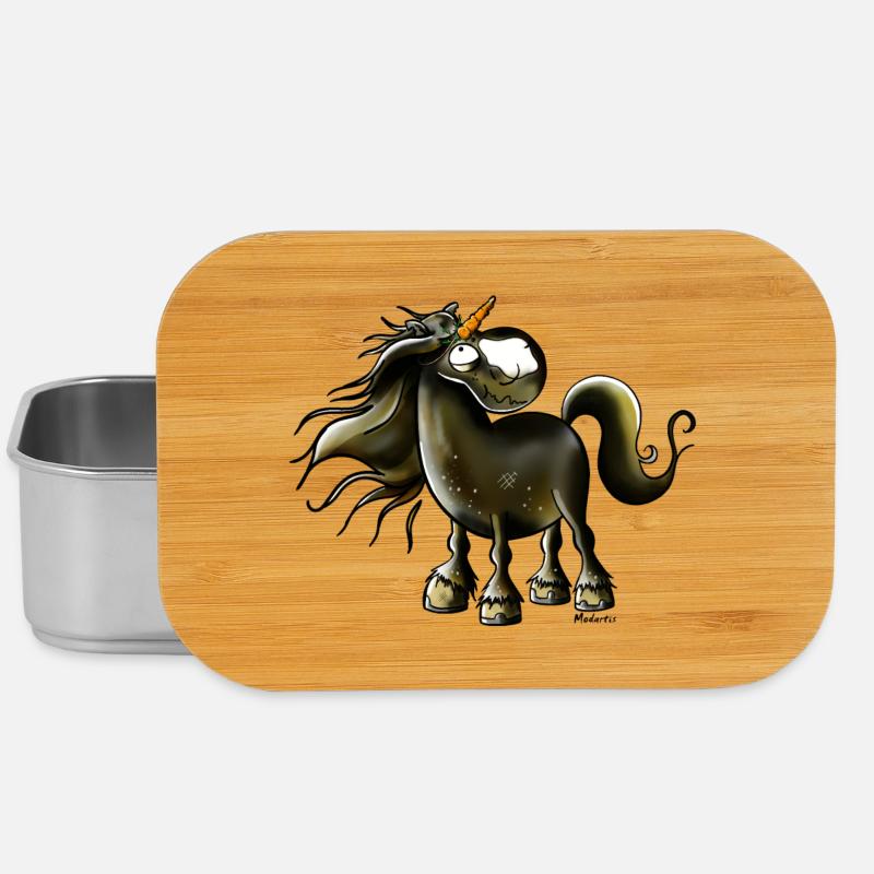 Fabel Pferd - Lunch Box - Silber