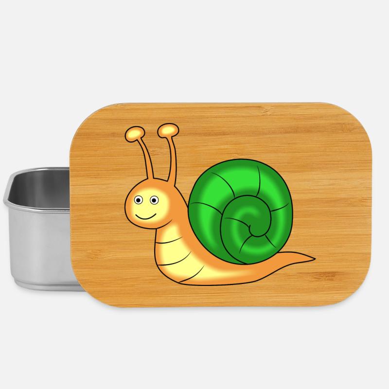 snail - Lunch Box - silver