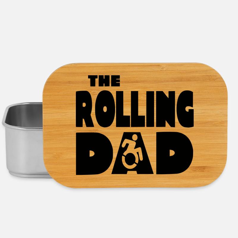 Der rollende Vater im Rollstuhl, Vater # - Lunch Box - Silber