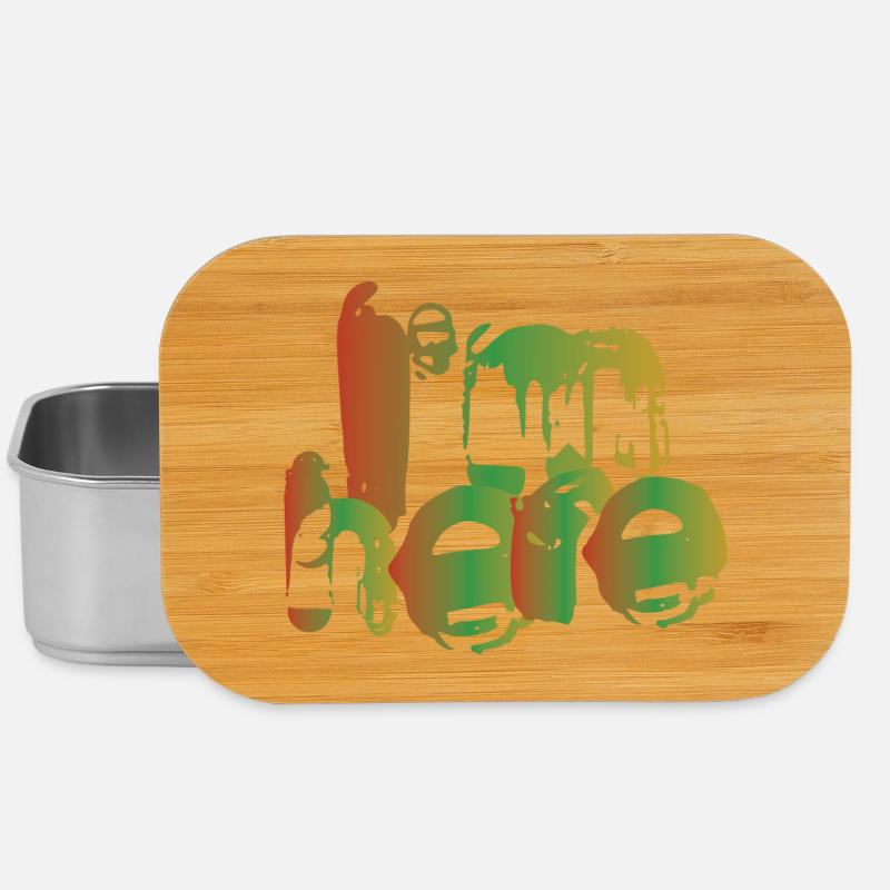 I'm here - Boîte à goûter - argent