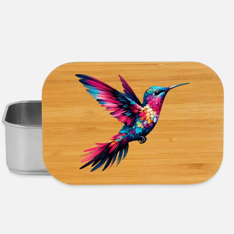 Kolibri - Lunch Box - Silber