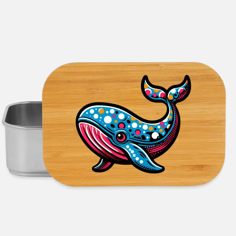Wal - Lunch Box - Silber