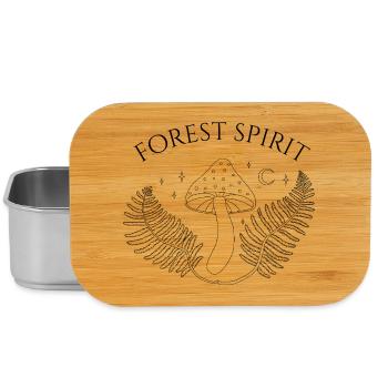 Waldgeist, Pilz und Farn - Lunch Box - Silber - Vorne