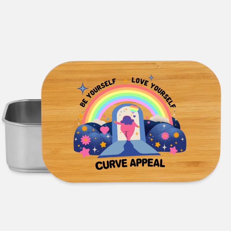 Rainbow Graphics Pride and Acceptance – Love - Lunch Box - silver