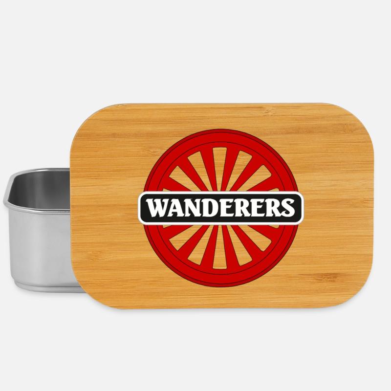 Logo de la roue des Wanderers - Boîte à goûter - argent