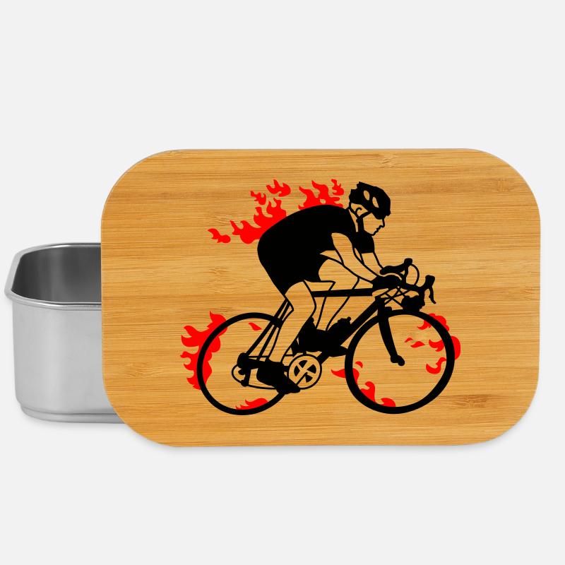 Rennradfahrer - Lunch Box - Silber