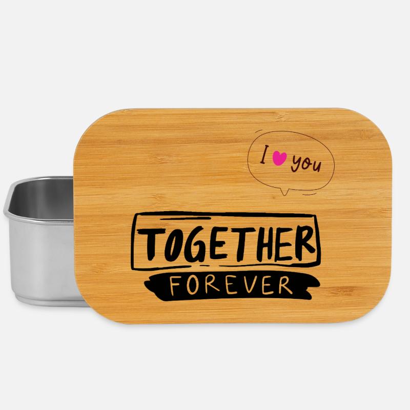Together Forever - Lunch Box - silver