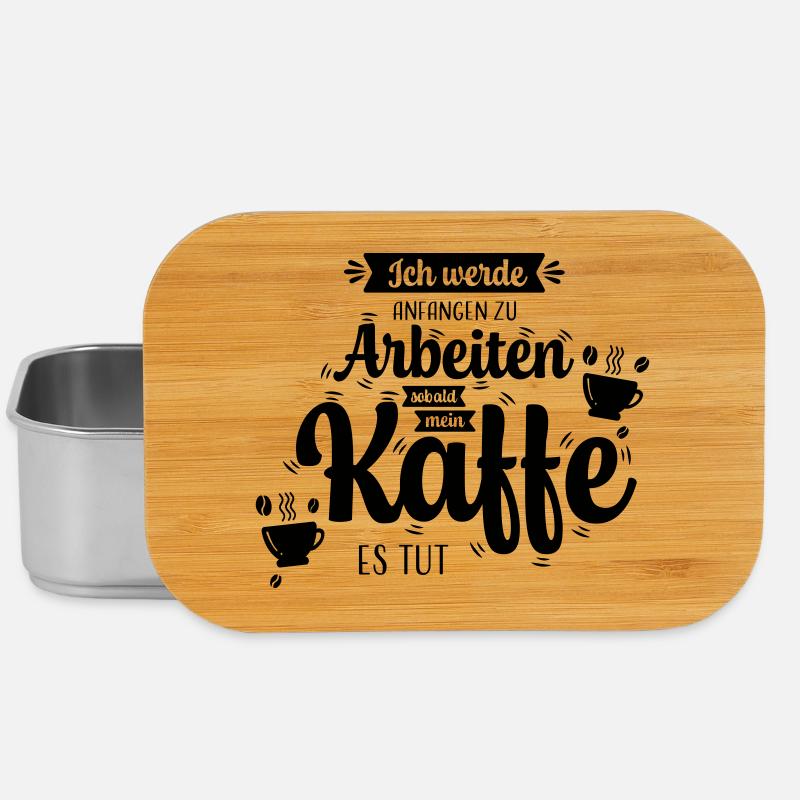 Kaffee_Spruch - Boîte à goûter - argent