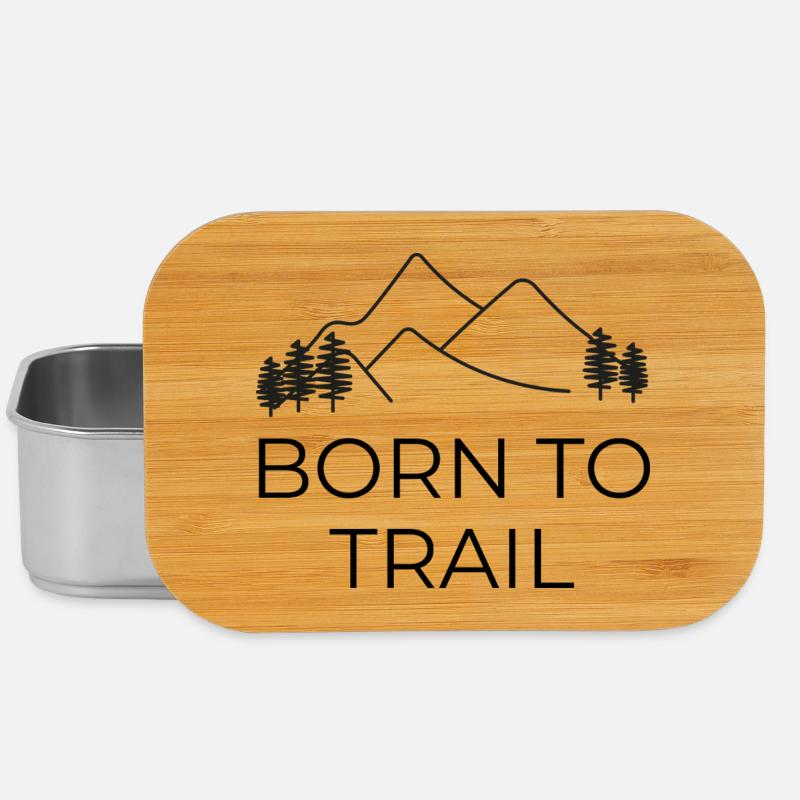 Born to Trail - Conception de la course en sentier - Boîte à goûter - argent