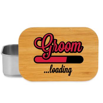 Groom loading | Stag Night - Boîte à goûter - argent - Devant