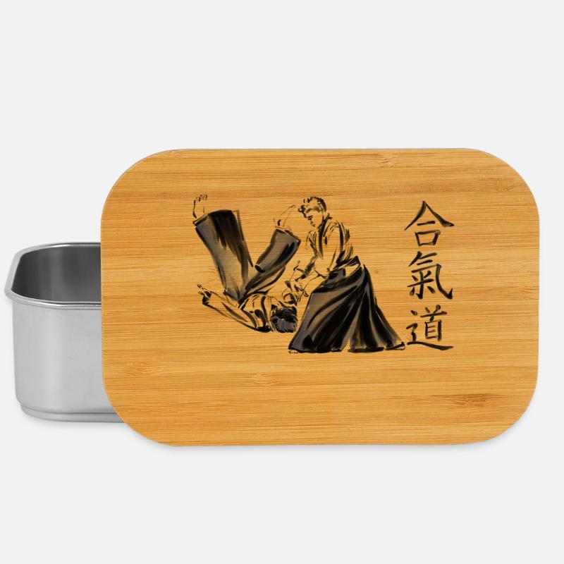 aikido - Boîte à goûter - argent