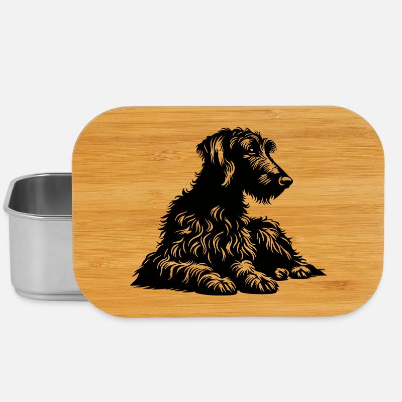 Scottish Deerhound - Lunch Box - Silber