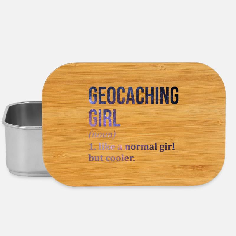 Geocaching - Lunch Box - Silber