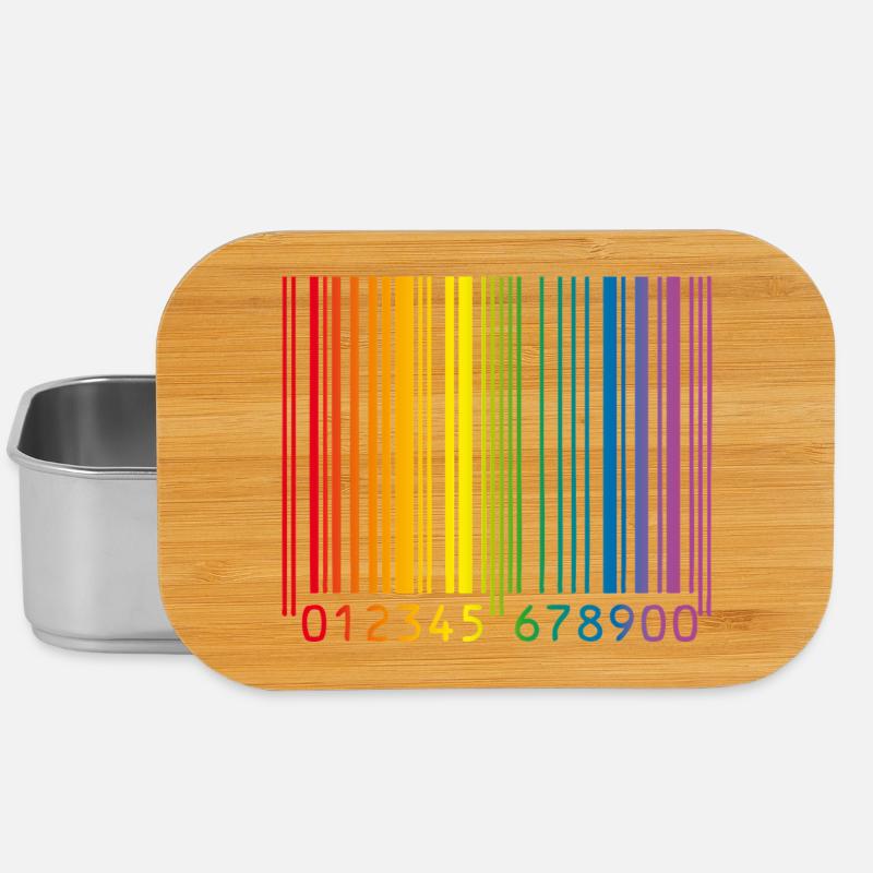 Code-barres gay - Boîte à goûter - argent