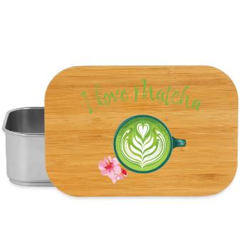 Matcha love - Lunch Box - Silber - Vorne