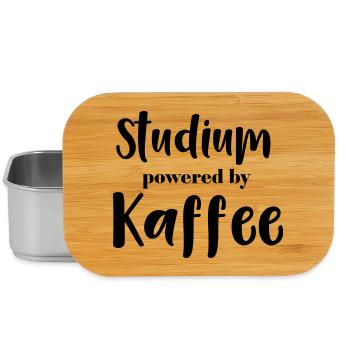 Studies powered by Kaffee - Lunch Box - silver - Front