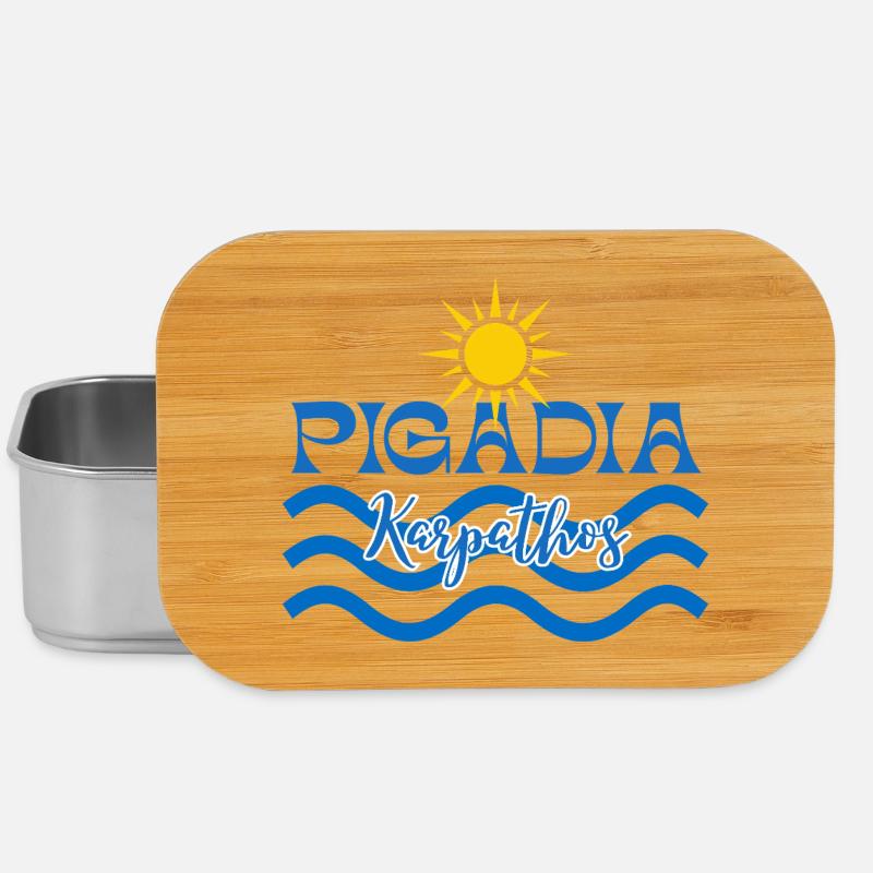 Pigadia Karpathos Sun Waves - Lunch Box - silver